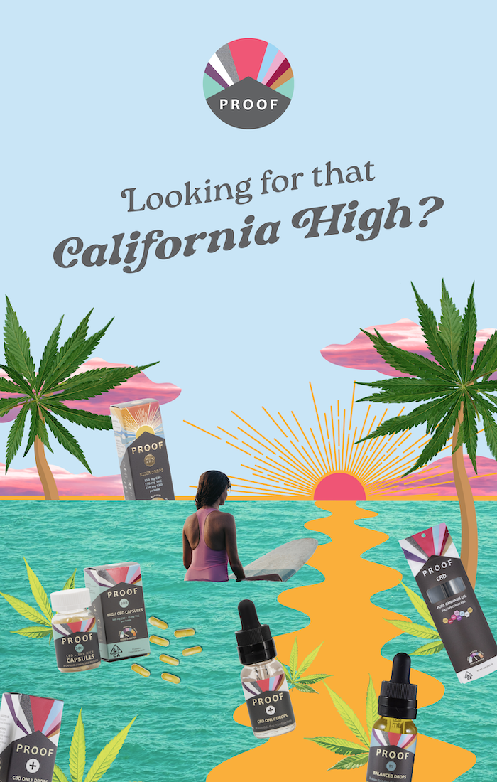 Proof California highs image and illustration